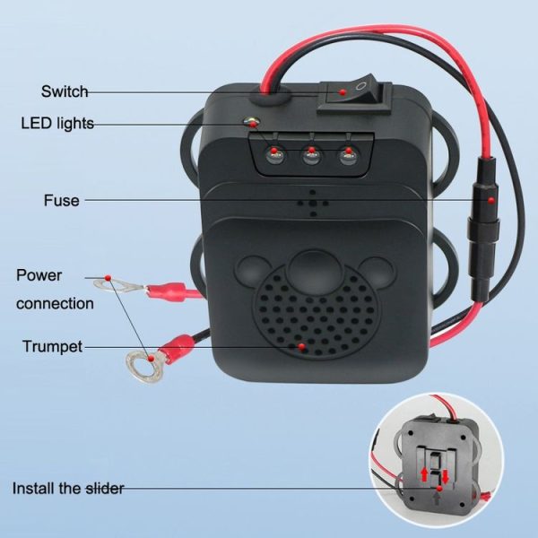532 Vehicle Ultrasonic Mouse Repeller (Black) - Image 4