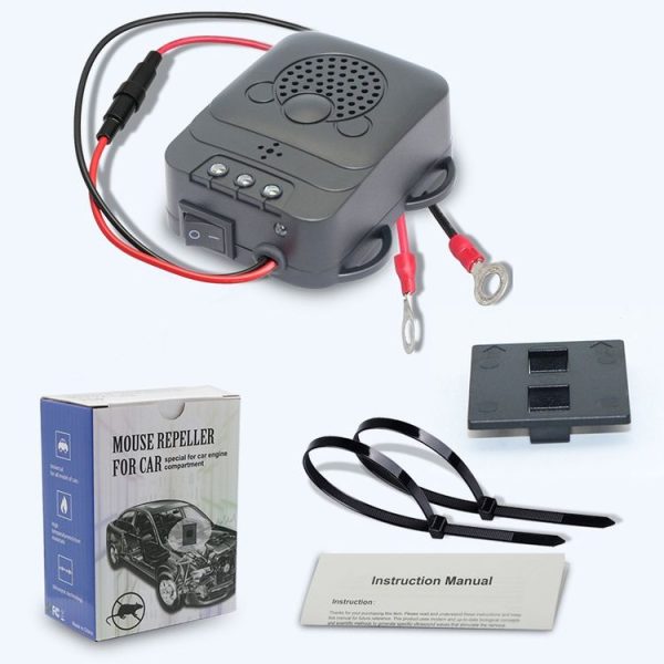 532 Vehicle Ultrasonic Mouse Repeller (Black) - Image 7