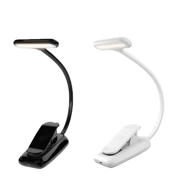 8021 Mini Book Clip Light LED Music Score Eye Protection Reading Lamp (Black) - Image 2