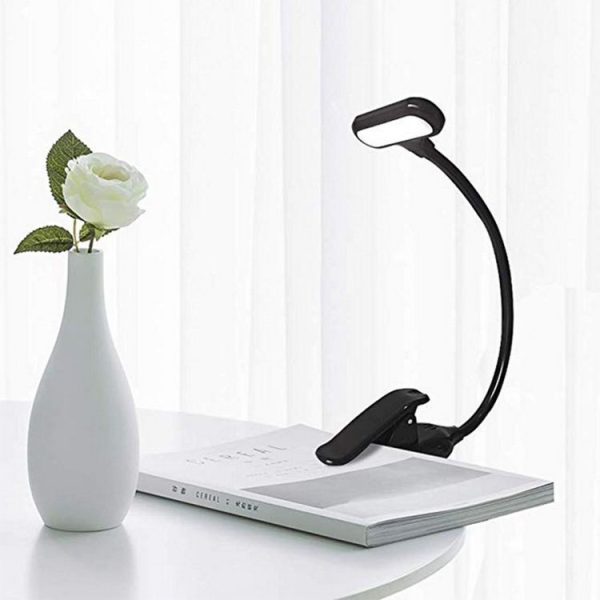 8021 Mini Book Clip Light LED Music Score Eye Protection Reading Lamp (Black) - Image 7
