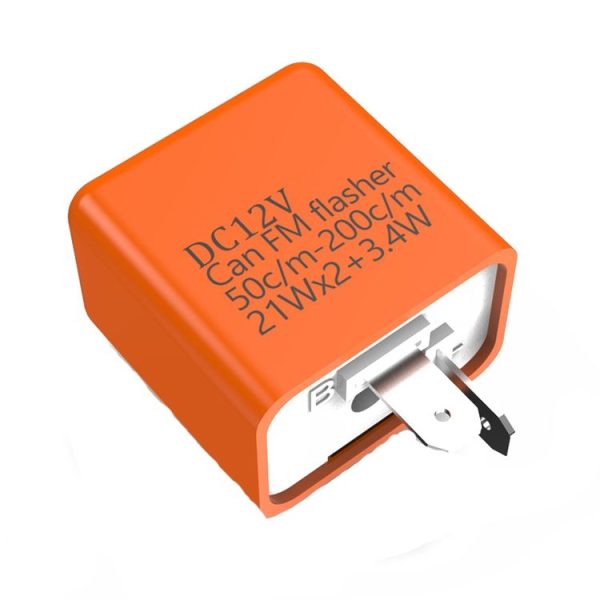 Motorcycle LED Turn Signal Relay (Fresh Orange)