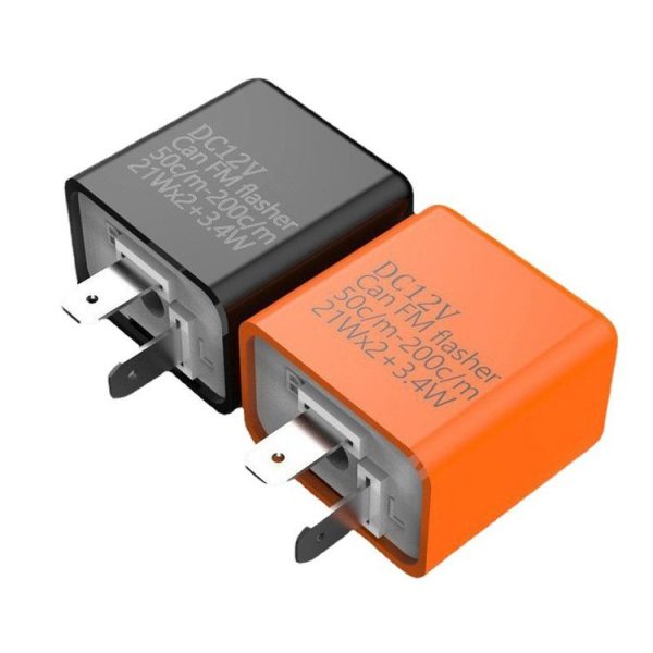 Motorcycle LED Turn Signal Relay (Fresh Orange) - Image 2