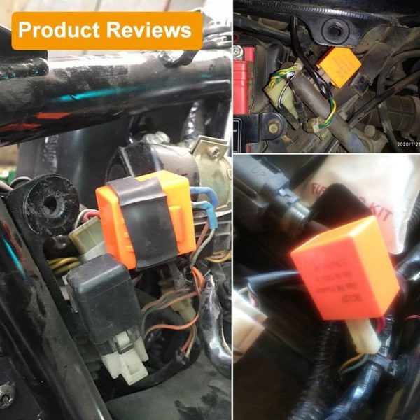 Motorcycle LED Turn Signal Relay (Fresh Orange) - Image 7