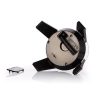 High-Footed UFO Solar 9cm 360 Rotating Display Stand Props Turntable (Gold Blue Light) - Image 5