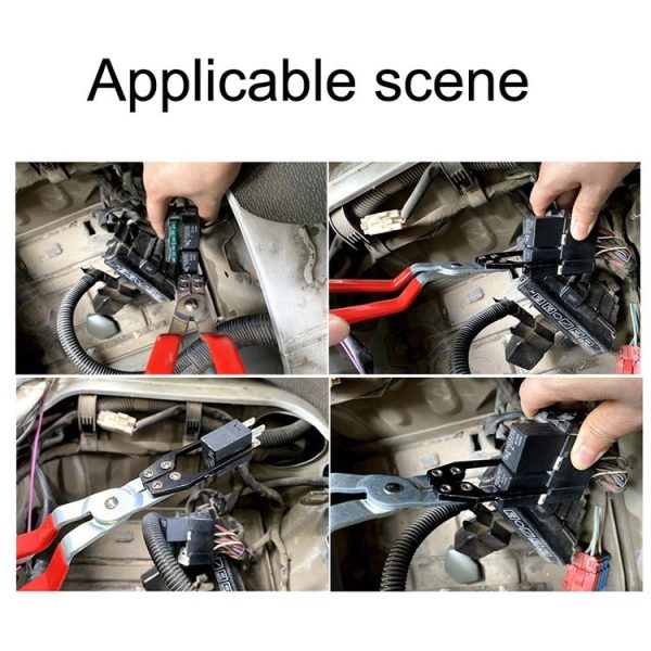 2 PCS Automotive Relay Extraction Pliers (Red) - Image 6