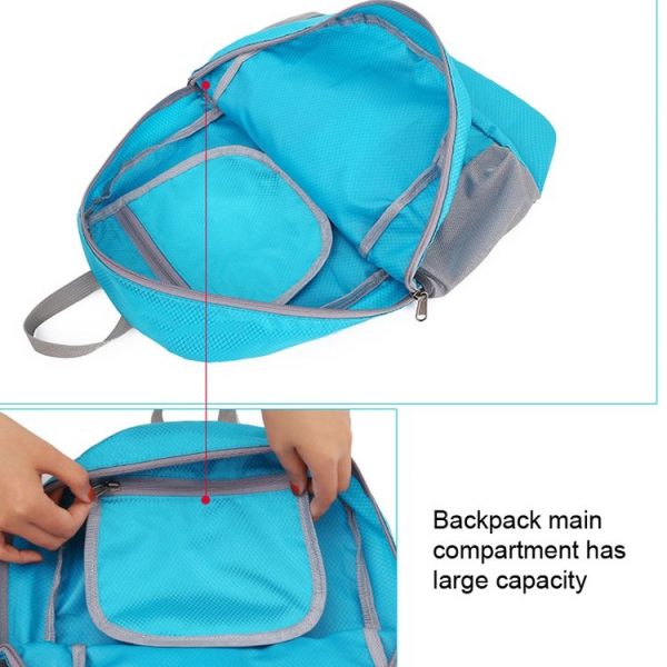 Stone Horse Outdoor Waterproof Folding Travel Backpack (Orange) - Image 4
