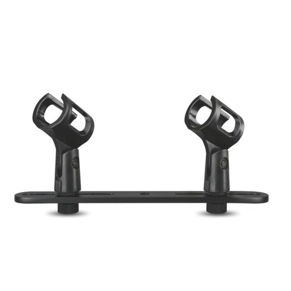 A16 Double-headed Microphone Clip Aluminum Pole Microphone Accessories