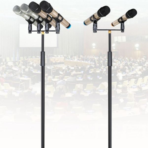A16 Double-headed Microphone Clip Aluminum Pole Microphone Accessories - Image 5
