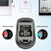 Fmouse M303 2400DPI Bluetooth&2.4G Dual Modes Rechargeable RGB Mouse (Gray) - Image 6