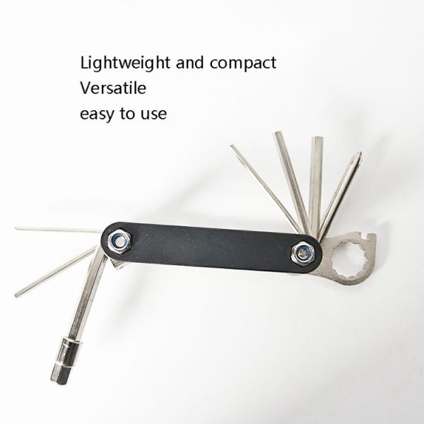 Bicycle 12 In 1 Portable Repair Tool (Red) - Image 6