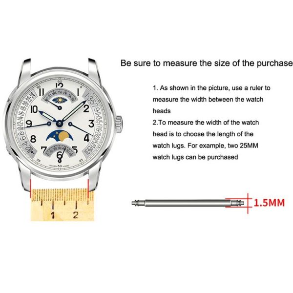 144 PCS / Set 8-25mm Strap Connecting Shaft Stainless Steel Watch Spring Bar - Image 3