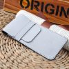 Vintage Pure Handmade Fog Wax Pencil Case, Size: Large (Black) - Image 4