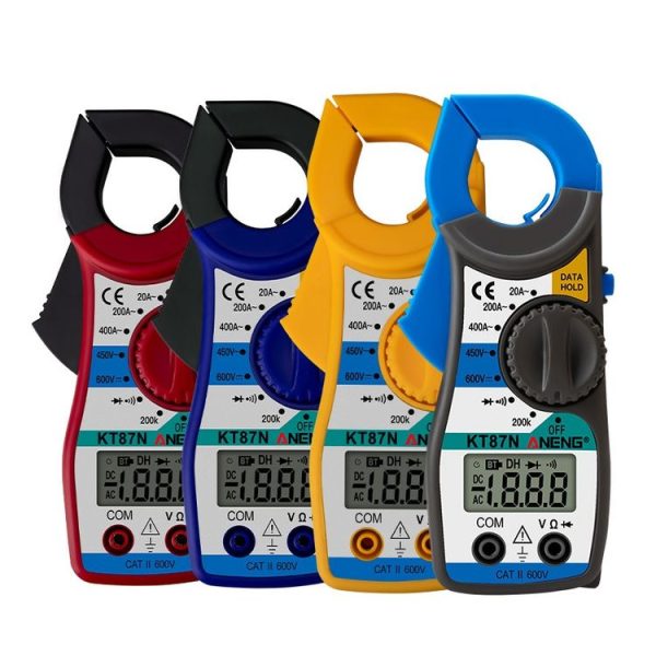 ANENG KT-87N Clamp Voltage And Current Measuring Multimeter (Yellow) - Image 2