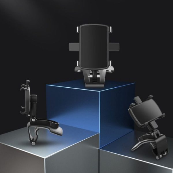 BY-965 Car Dashboard 360 Degree Rotation Navigation Phone Holder (Automatic Lock) - Image 2