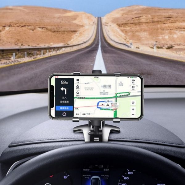 BY-965 Car Dashboard 360 Degree Rotation Navigation Phone Holder (Automatic Lock) - Image 7