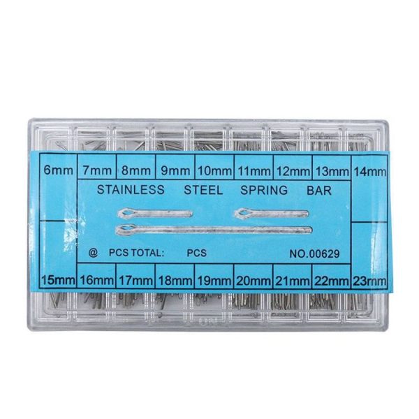 6-23mm Stainless Steel Watch Link Pins Cotter Bar (Silver) - Image 2