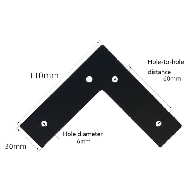 LH-S0006 Metal Furniture Support Legs, Height: 12cm (Black Gold) - Image 4