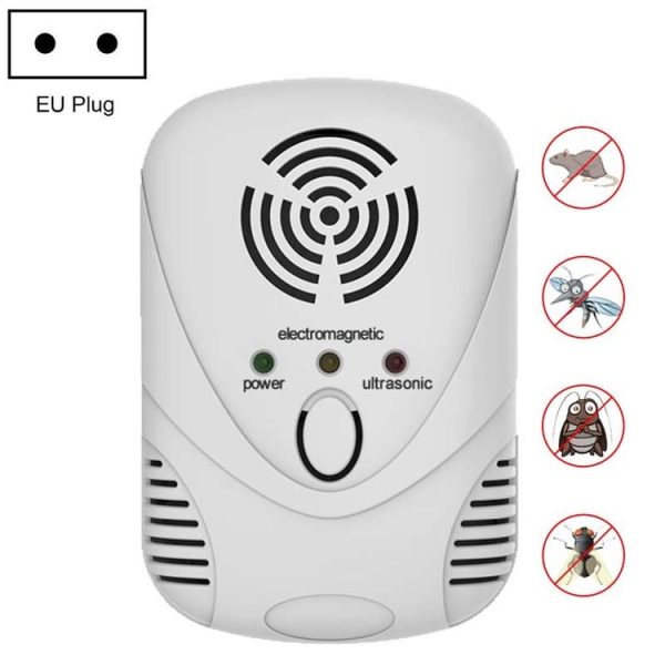 DC-9001 Household Electronic Mouse Repeller, Specification: EU Plug (White)
