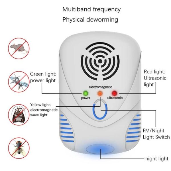 DC-9001 Household Electronic Mouse Repeller, Specification: EU Plug (White) - Image 4