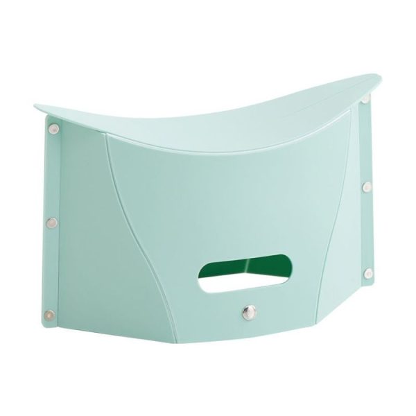 Outdoor Travel Lightweight Folding Plastic Stool (Green)