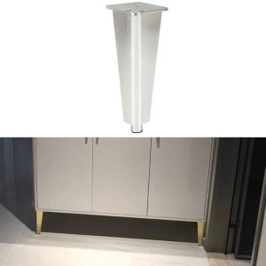 Adjustable All Aluminium Furniture Stand Legs, Height: 10cm (Silver)