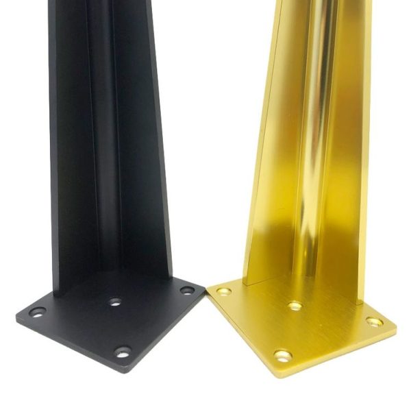 Adjustable All Aluminium Furniture Stand Legs, Height: 10cm (Silver) - Image 7