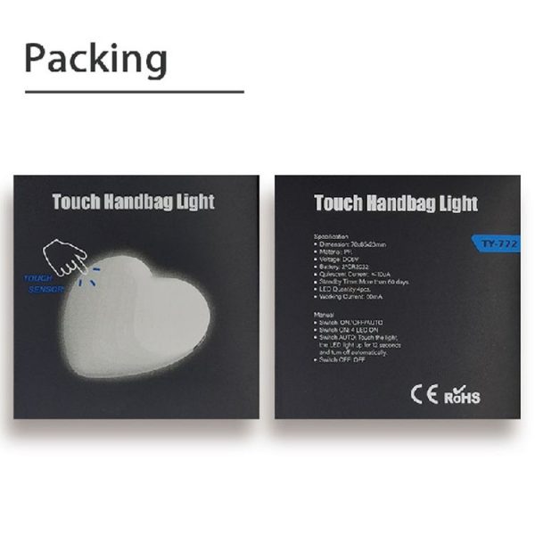 TY772 Mini LED Handbag Touch Sensing Night Light (Round Shape) - Image 7