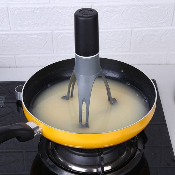 Kitchen Automatic Egg Beater Triangular Mixer (Black) - Image 5