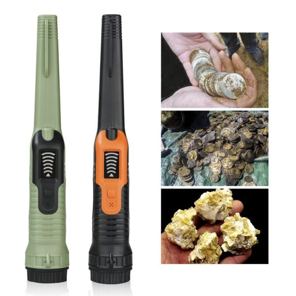 HS-12 Outdoor Handheld Treasure Hunt Metal Detector Positioning Rod (Black Orange) - Image 2