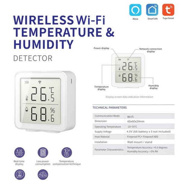 TY-191 Wireless Smart Digital Home Thermometer - Image 4