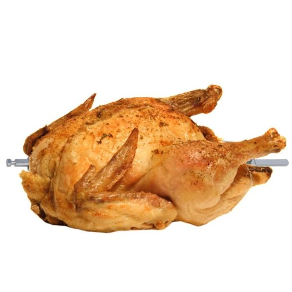 Stainless Steel Roast Chicken Skewer Cook Oven BBQ Grilled Fork - Image 7