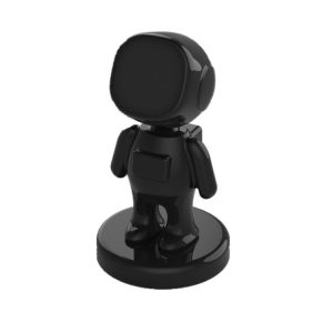 TOPFREE Astronaut Car Bracket Magnetic Adhesive Paste Navigation Car Phone Bracket (Black)