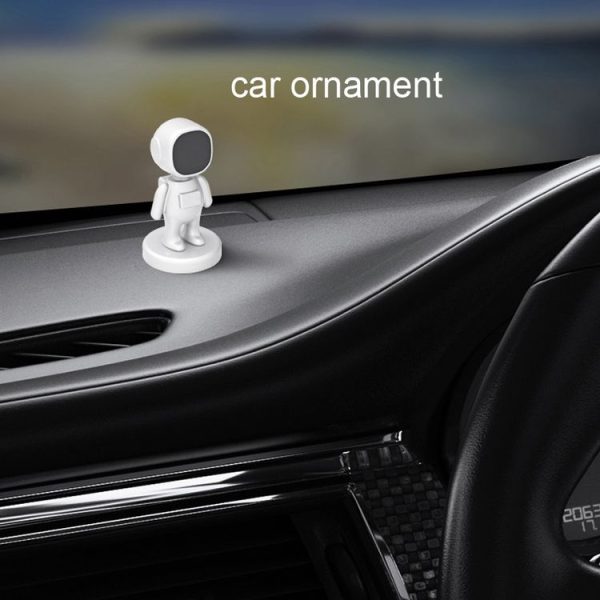 TOPFREE Astronaut Car Bracket Magnetic Adhesive Paste Navigation Car Phone Bracket (Black) - Image 7