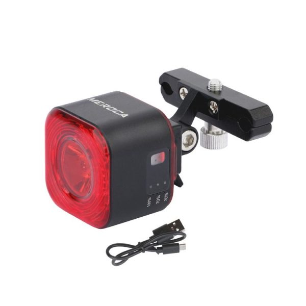 MEROCA XC02 Smart Light-Sensitive Brake Induction Taillight (Cushion Mounting)