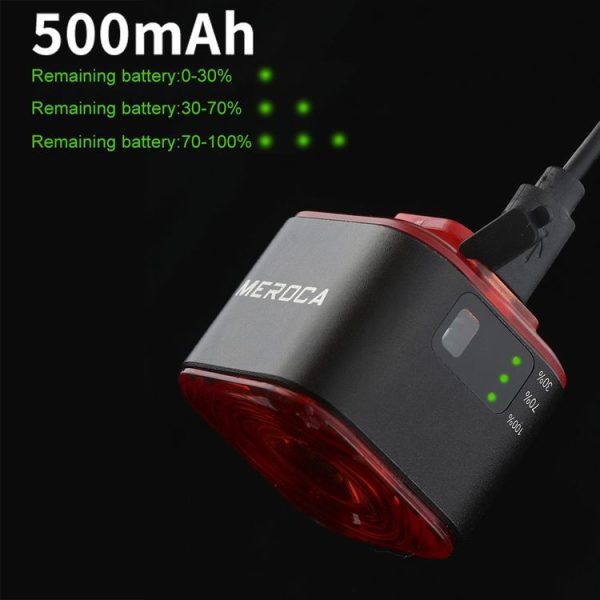 MEROCA XC02 Smart Light-Sensitive Brake Induction Taillight (Cushion Mounting) - Image 4