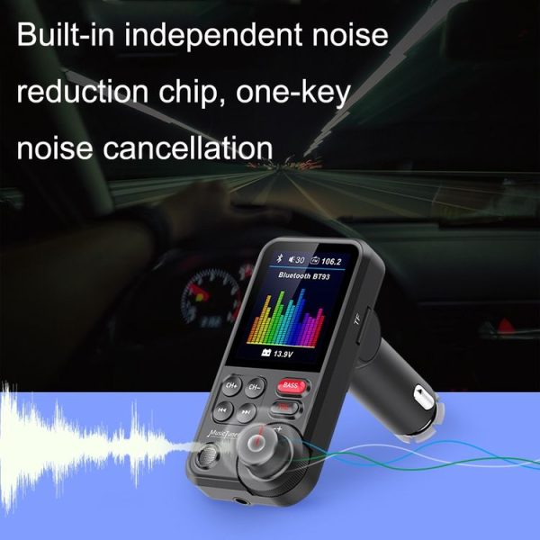 BT93 Color Screen Car MP3 Bluetooth Player (Black) - Image 6