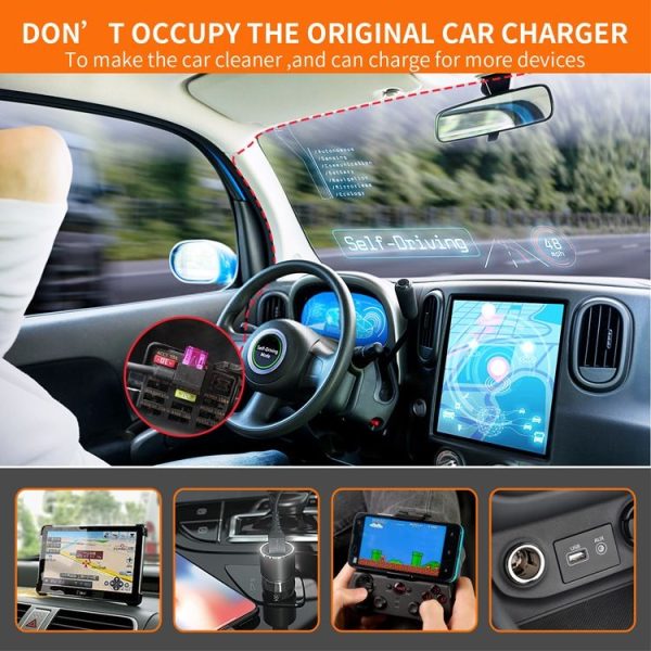 C301 12V to 5V Car ACC Takes Electricity Buck Cables, Model: Buckle + Electric Pen + Cable Tie - Image 4