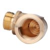 M18x1.5 Automotive 90 Degree Oxygen Sensor Brass Elbow Fitting - Image 3