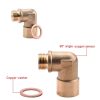 M18x1.5 Automotive 90 Degree Oxygen Sensor Brass Elbow Fitting - Image 4