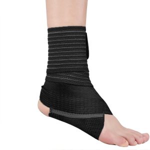 Outdoor Anti-sprain Bandage Compression Ankle Support For Men and Women (Black)