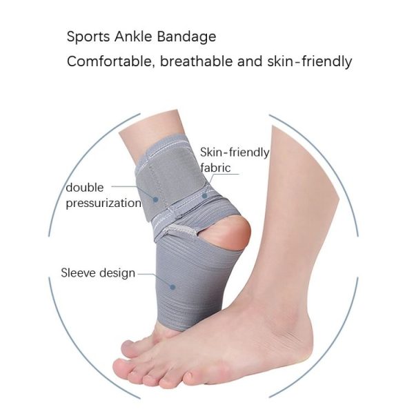 Outdoor Anti-sprain Bandage Compression Ankle Support For Men and Women (Black) - Image 4