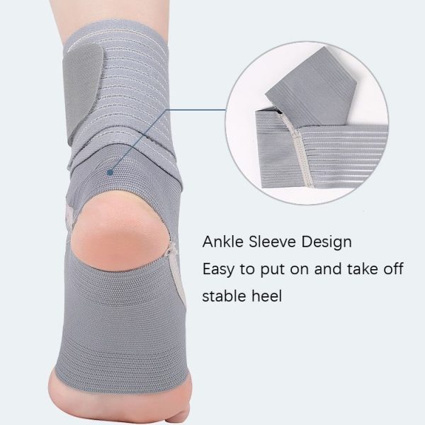 Outdoor Anti-sprain Bandage Compression Ankle Support For Men and Women (Black) - Image 6