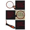 10X HD Optical Lens Handheld Magnifying Glass, Specification: 75mm - Image 5