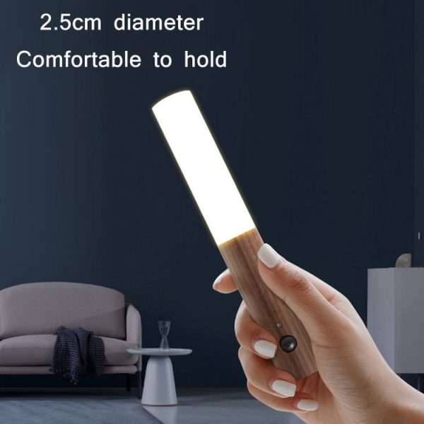 Home Intelligent Corridor Human Body Induction LED Night Light (Walnut Color) - Image 4