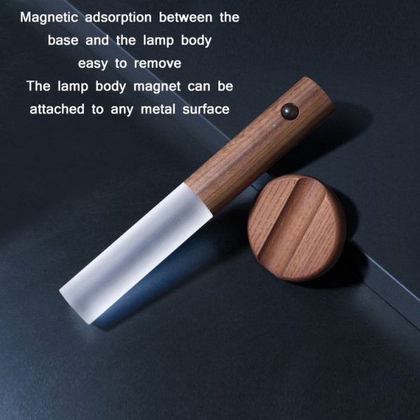Home Intelligent Corridor Human Body Induction LED Night Light (Walnut Color) - Image 5