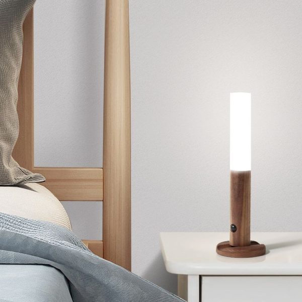 Home Intelligent Corridor Human Body Induction LED Night Light (Walnut Color) - Image 6