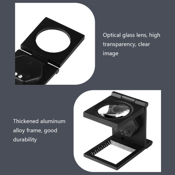 9005B 10X Dual LED Light Folding Magnifier - Image 5