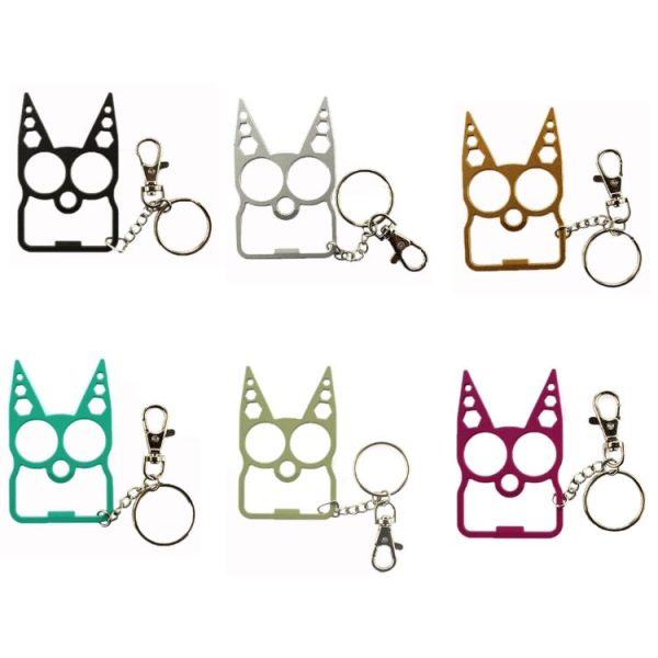 2 PCS 6 In 1 Multifunctional Keychain Zinc Alloy Bottle Opener (Silver) - Image 2