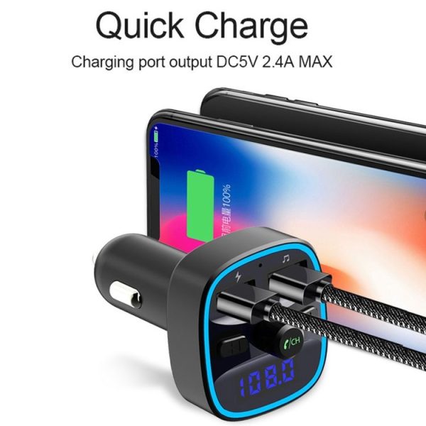 T25 Car MP3 Bluetooth Player Charger - Image 4