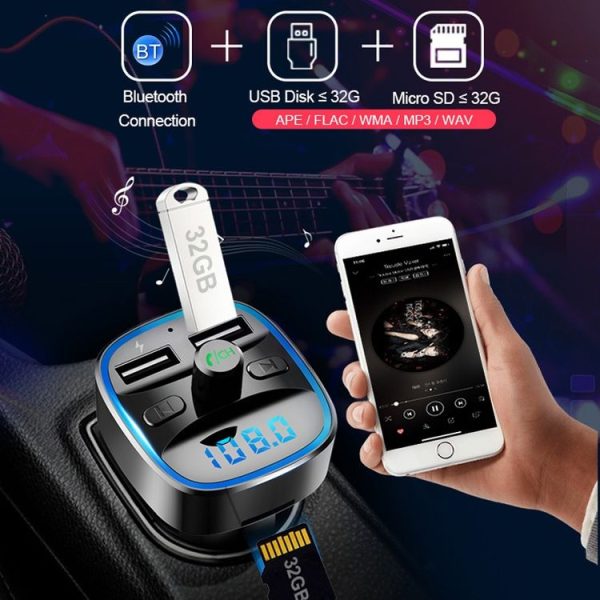 T25 Car MP3 Bluetooth Player Charger - Image 5